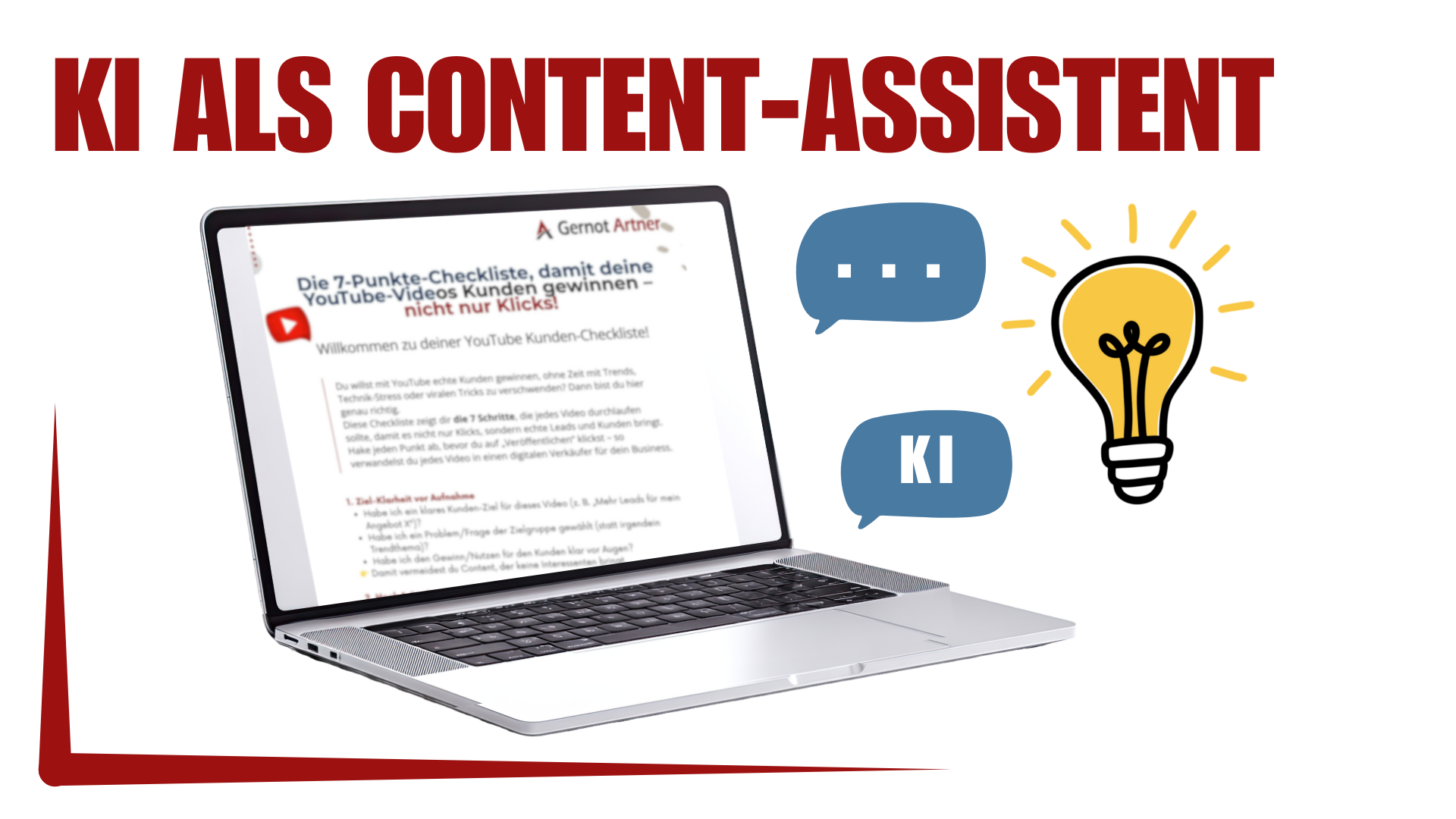 Symbol für den Online-Workshop von KI als Content-Assistent mit Gernot Artner